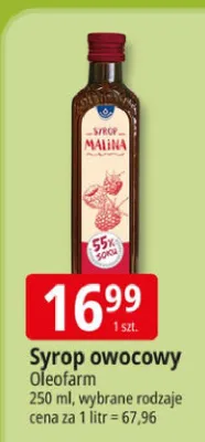 Syrop owocowy promocja w Leclerc