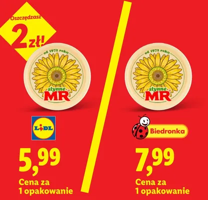Margaryna Słynne MR promocja w Lidl
