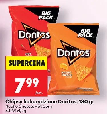 Chipsy kukurydziane Nacho Cheese promocja w Biedronka