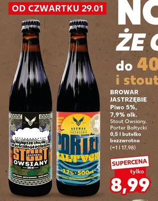 Piwo stout owsiany promocja w Kaufland