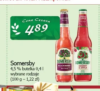 Piwo Somersby Cherry & Apple promocja w CEZAR Delikatesy