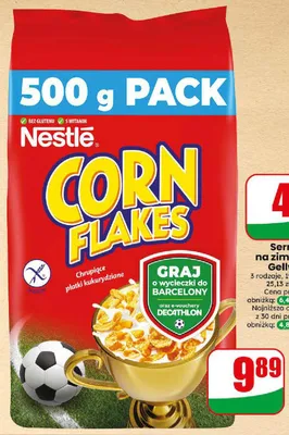 Płatki Corn Flakes Nestlé promocja w Dino