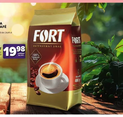 Kawa mielona Fort promocja w Stokrotka
