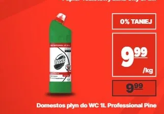 Płyn do WC Domestos Professional Pine promocja w API Market