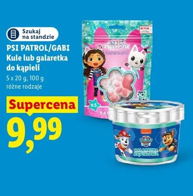 Kule do kąpieli Gabby's Dollhouse 5-pak promocja w Lidl