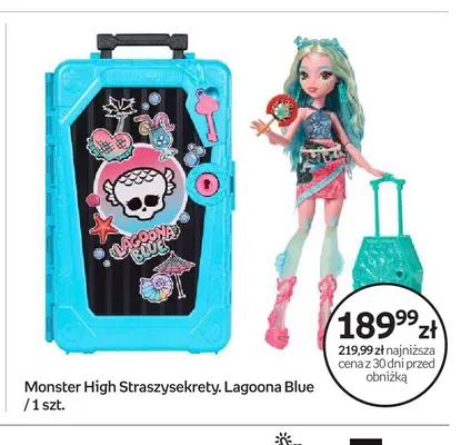 Lalka Monster High Straszysekrety Lagoona Blue promocja w Empik