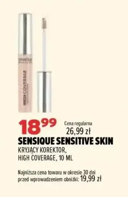 Kryjący korektor High Coverage Sensique Sensitive Skin promocja w Drogerie Natura