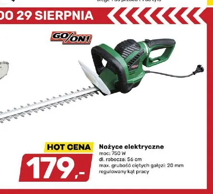 Nożyce elektryczne GO/ON! promocja w Bricomarche