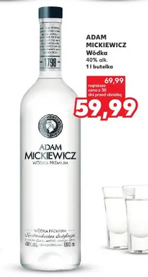 Wódka 40% alk. 1l promocja w Kaufland