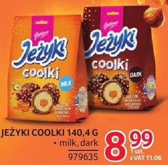 Jeżyki Coolki 140,4 g milk, dark promocja w Selgros
