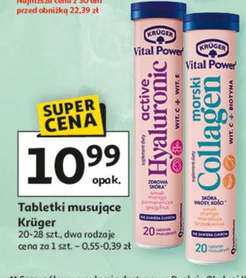 Tabletki musujące promocja w Auchan