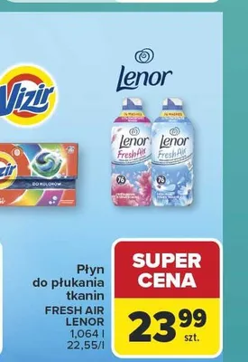 Płyn do płukania tkanin Lenor Fresh Air Fresh Wind promocja w Carrefour