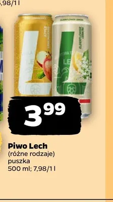 Piwo bezalkoholowe Lech Free Chmiele Cytrusowe promocja w Netto