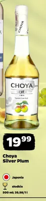 Wino białe Choya Silver Plum promocja w Netto