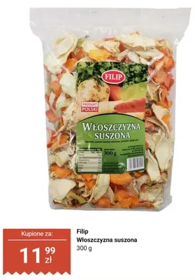 Włoszczyzna suszona Filip promocja w Dino