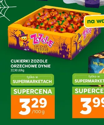 Cukierki Zozole orzechowe dynie promocja w Stokrotka