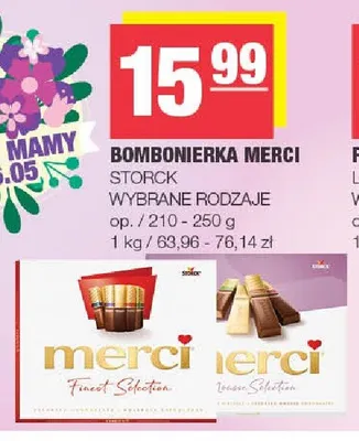 Bombonierka Merci Storck promocja w SPAR
