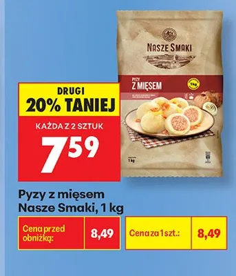 Pyzy z mięsem Nasze Smaki promocja w Biedronka