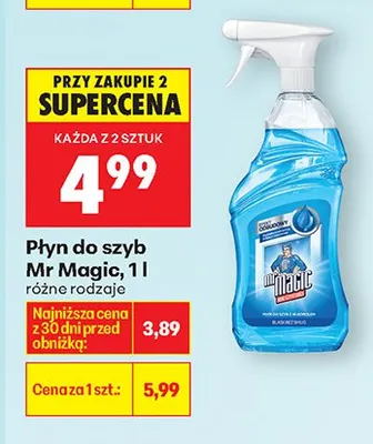 Płyn do szyb, różne rodzaje promocja w Biedronka