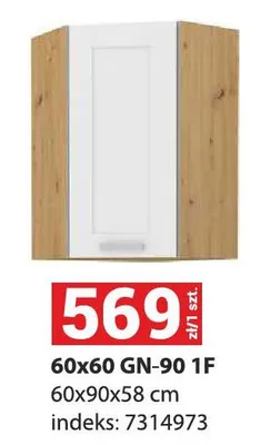 Szafka 60x60 GN-90 1F 60x90x58cm promocja w Merkury Market