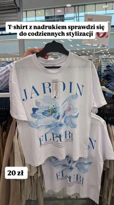 T-shirt damski z nadrukiem promocja w Pepco