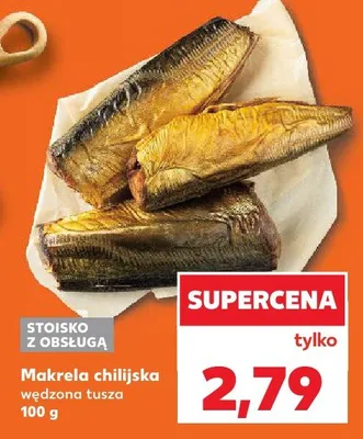 Makrela chilijska wędzona tusza promocja w Kaufland