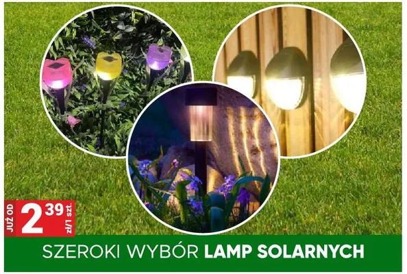 Lampy solarne promocja w Merkury Market