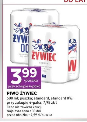 Piwo bezalkoholowe Żywiec standard promocja w Stokrotka