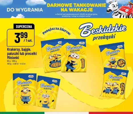 Krakersy Beskidzkie Minionki promocja w POLOmarket