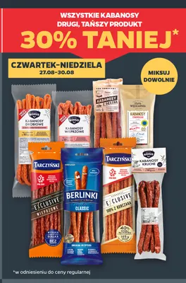 Kabanosy wieprzowe Mistrz Rohus promocja w Netto