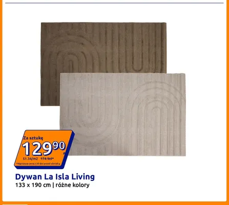 Dywan La Isla Living 133x190 cm promocja w Action