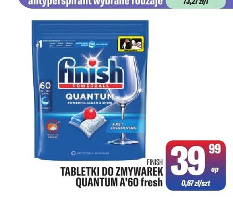 Tabletki do zmywarek Finish Quantum promocja w Tomi Markt
