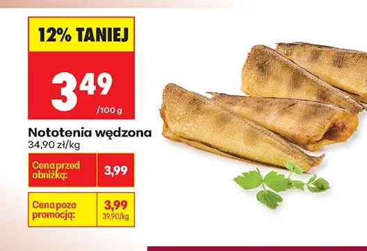 Notatenia wędzona promocja w Biedronka