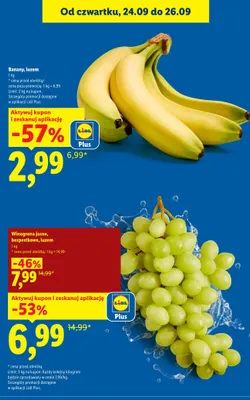 Banany luzem promocja w Lidl