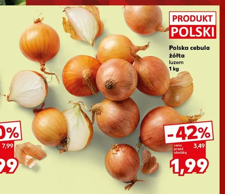 Cebula żółta polska promocja w Kaufland