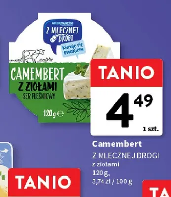 Camembert z ziołami Z Mlecznej Drogi promocja w Intermarche