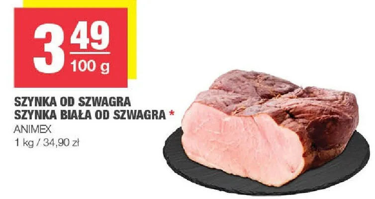Szynka od szwagra, szynka biała od szwagra promocja w SPAR