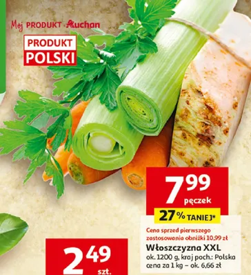 Włoszczyzna XXL polska promocja w Auchan