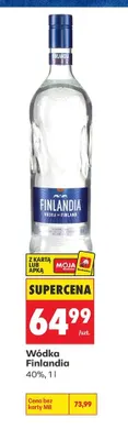 Wódka Finlandia 40% promocja w Biedronka