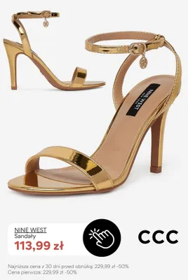 Sandały Nine West promocja w CCC