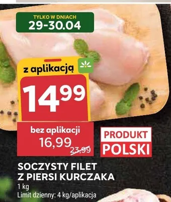 Soczysty filet z piersi kurczaka promocja w Stokrotka