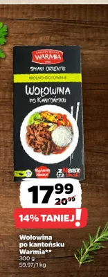 Wołowina po kantońsku Warmia promocja w Netto