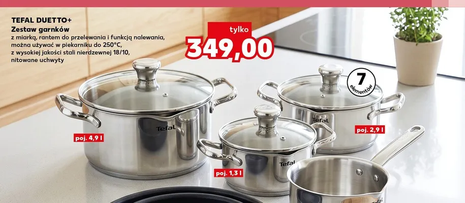 Zestaw garnków Tefal Duetto+ promocja w Kaufland