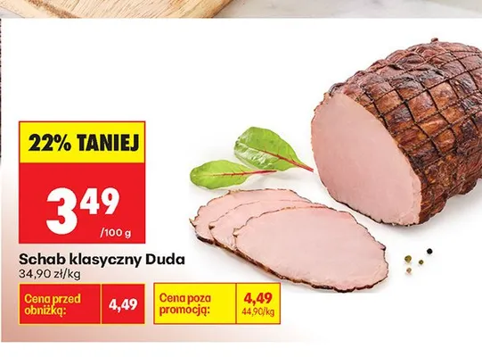 Schab klasyczny Duda promocja w Biedronka