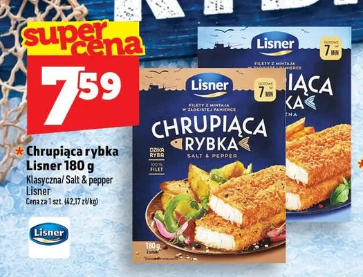 Chrupiąca rybka Salt & pepper Lisner promocja w TOPAZ