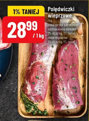Polędwiczki wieprzowe promocja w POLOmarket