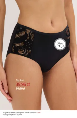 Figi damskie 4-pak promocja w bonprix