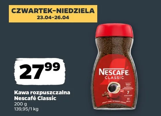 Kawa rozpuszczalna promocja w Netto