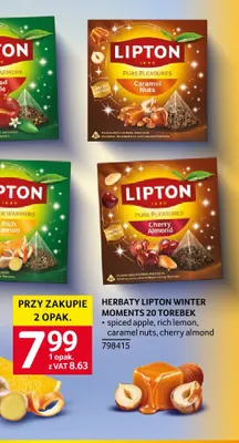 Herbata Lipton Winter Moments Spiced Apple promocja w Selgros