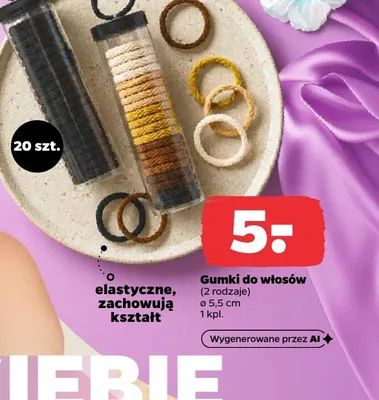 Gumki do włosów promocja w Netto